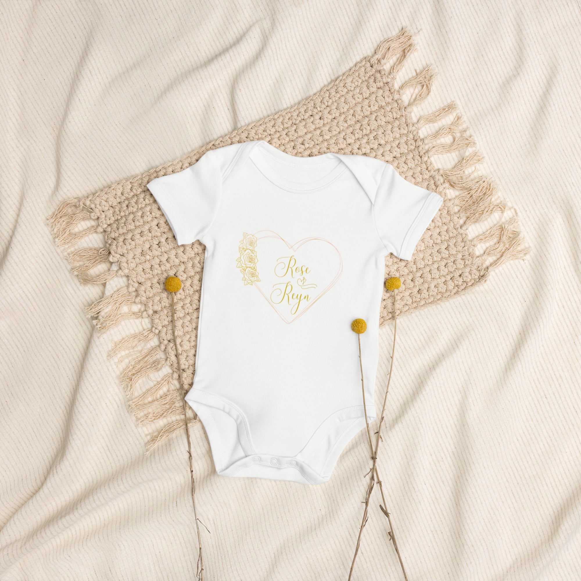 Organic Cotton Baby Bodysuit